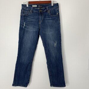 Kut from the Kloth Maggie Skinny Boyfriend Jeans Size 6 Cropped